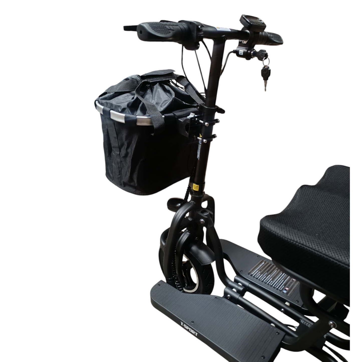Detachable Front Canvas Basket for Mobility Scooters and Bicycles Carrier Bag Pet Carrier