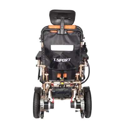 MAX PRO Folding Electric Wheelchair Powerchair With Remote, Reclining