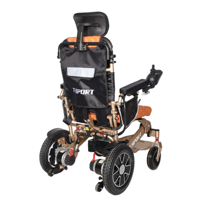 MAX PRO Folding Electric Wheelchair Powerchair With Remote, Reclining