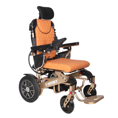 MAX PRO Folding Electric Wheelchair Powerchair With Remote, Reclining