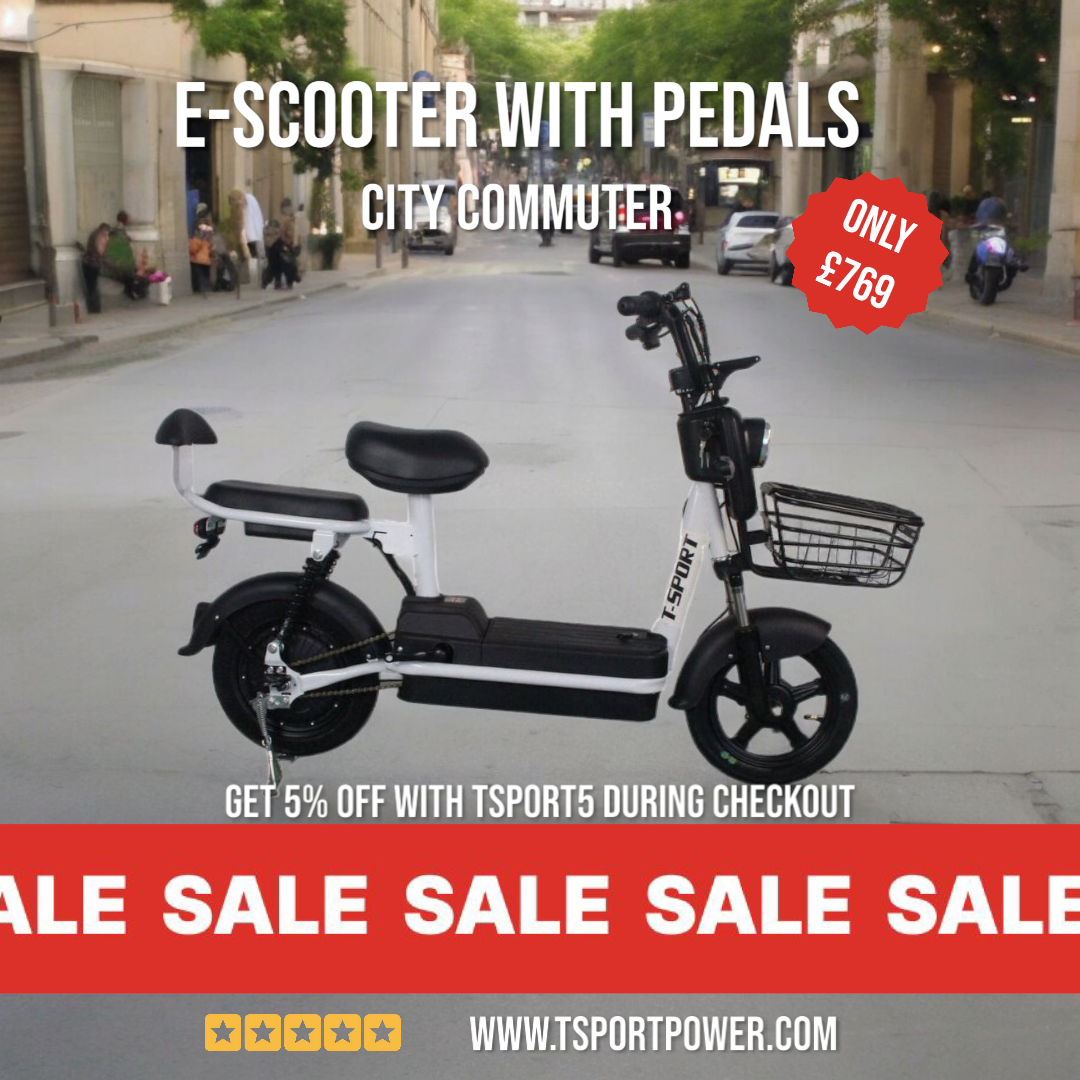 Electric Scooter 14" for Adults, 3 Speed Modes EB30