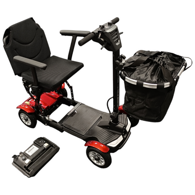 Mobility Scooter Folding With Detachable Li-ion Battery Lightweight 19KG UK