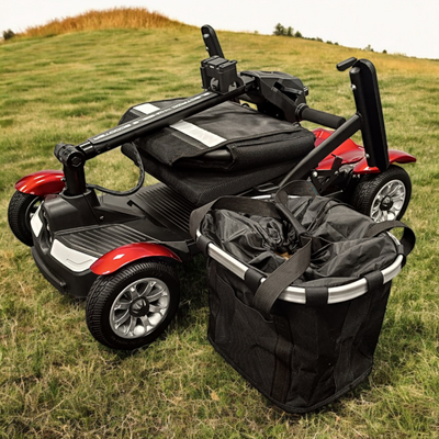 Mobility Scooter Folding With Detachable Li-ion Battery Lightweight 19KG UK