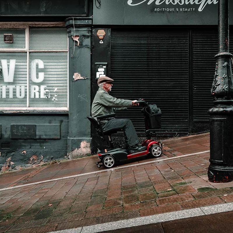 Pavement Legal Electric Mobility Scooter 20AH Lithium Battery