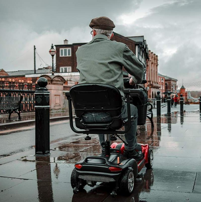 Pavement Legal Electric Mobility Scooter With 12 Ah Removable Battery