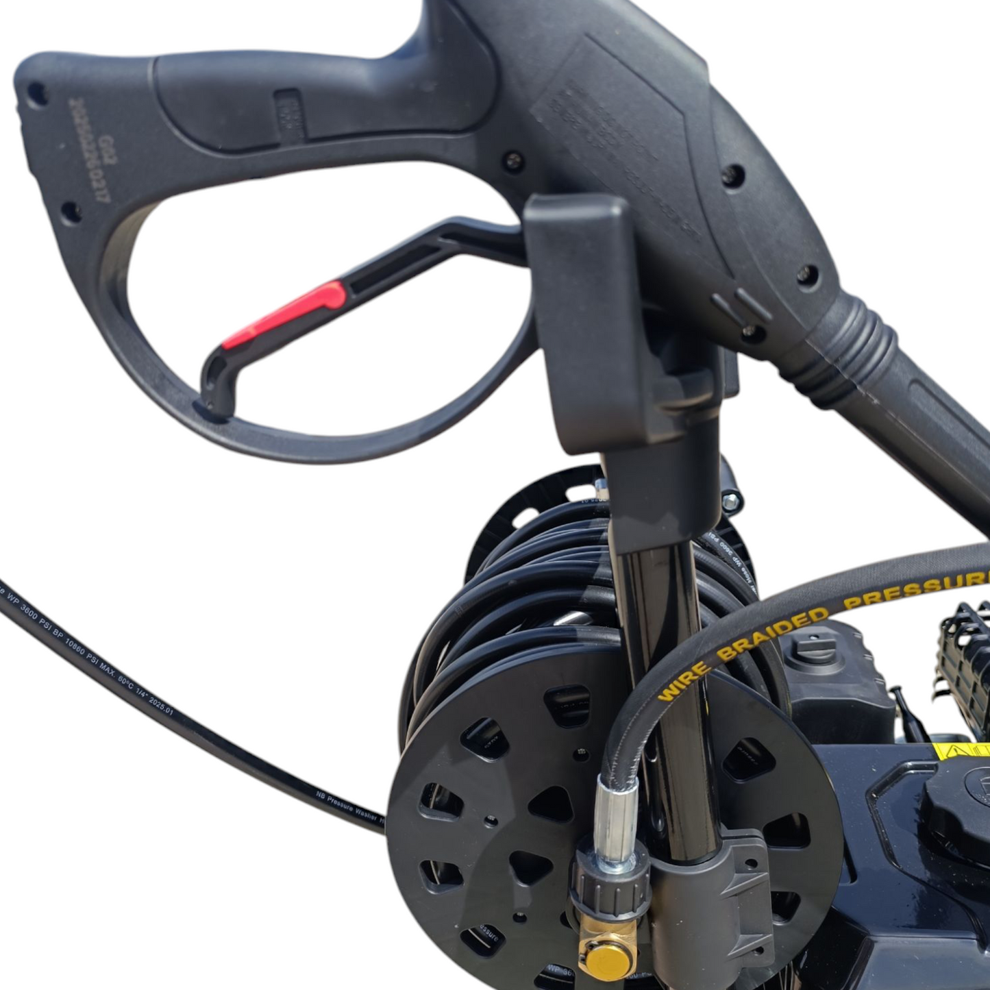 Bison BS-180NB 3950PSI 275 Bar  High Pressure Petrol Jet Wash