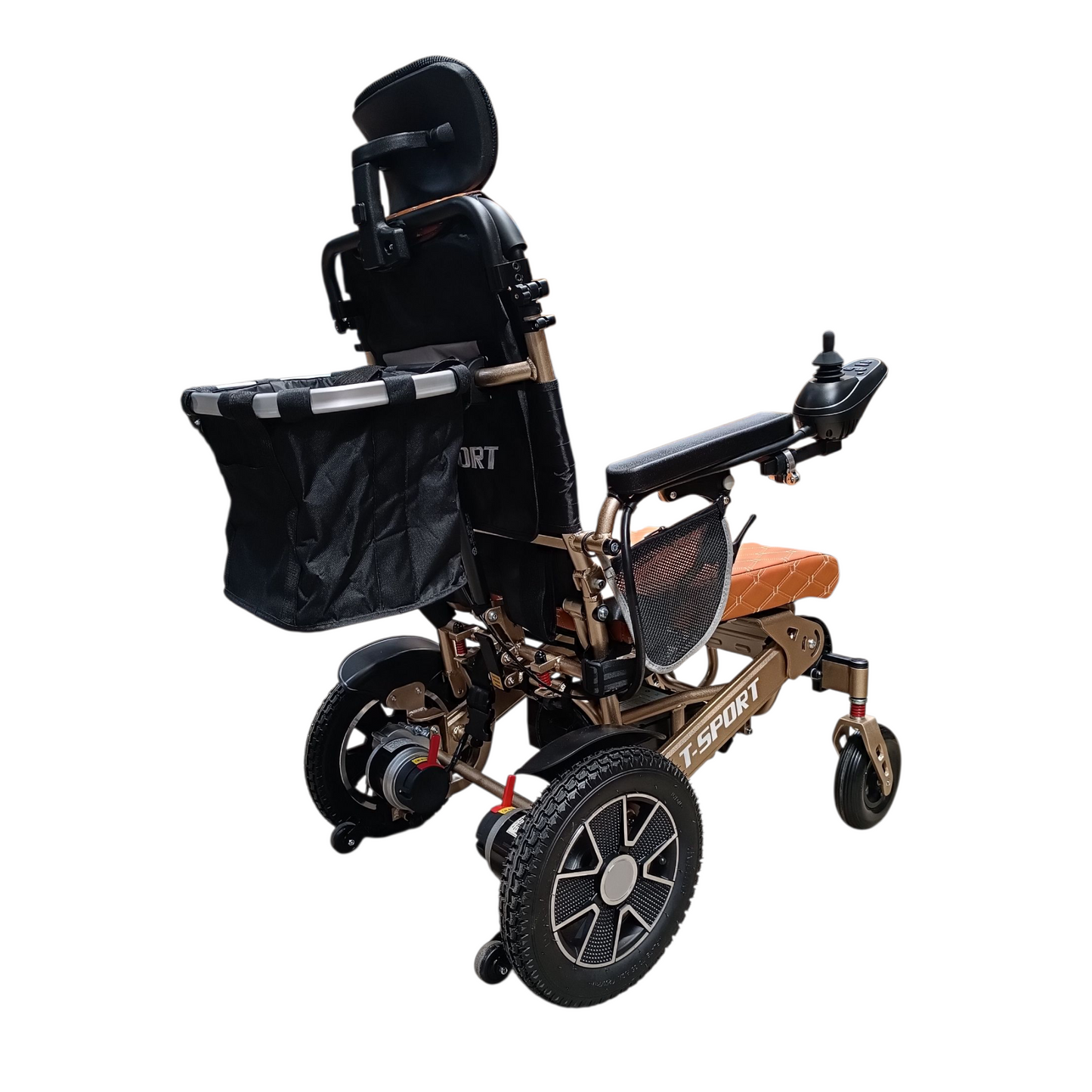 MAX PRO Folding Electric Wheelchair Powerchair With Remote, Reclining