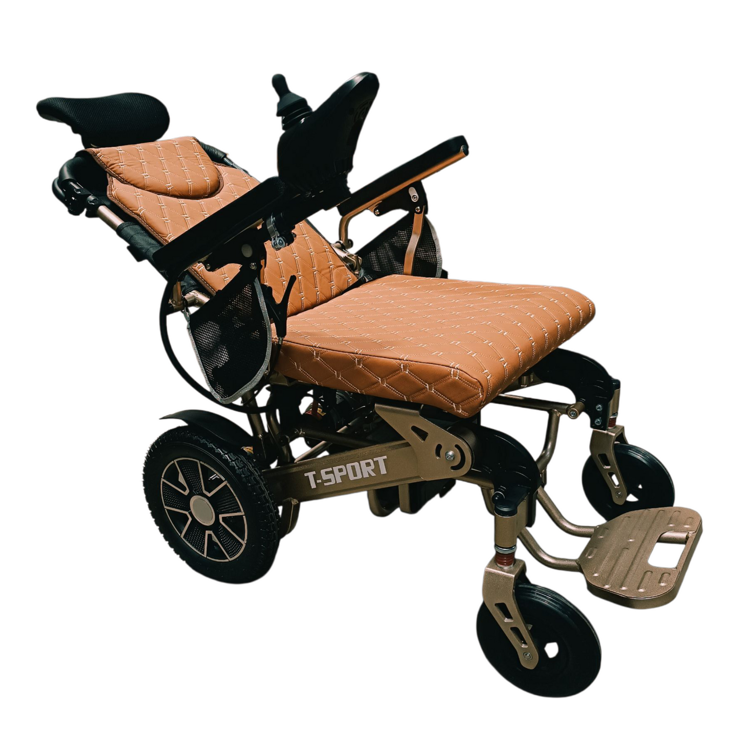 MAX PRO Folding Electric Wheelchair Powerchair With Remote, Reclining