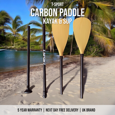 Carbon 4 pieces SUP Kayak Paddle