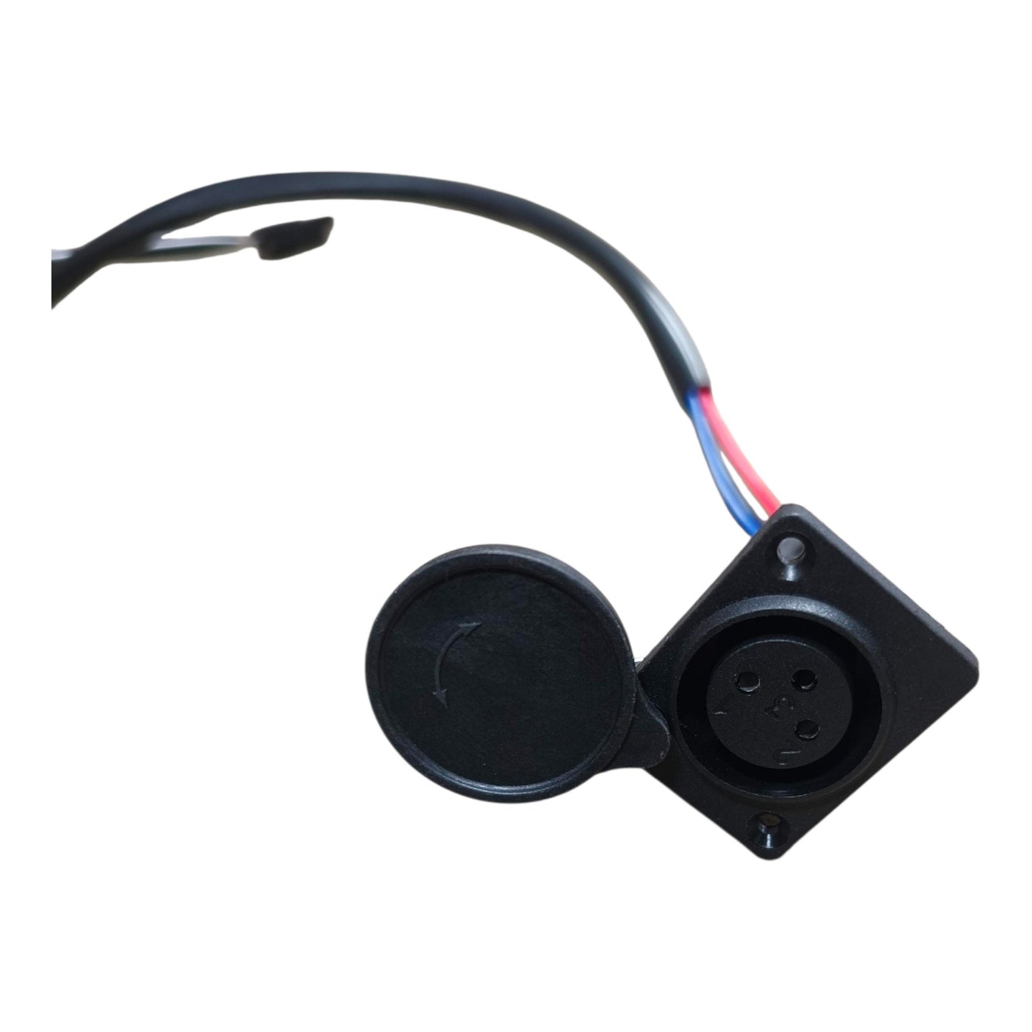 3-pin charging port with wiring harness for X5 Mobility Scooter