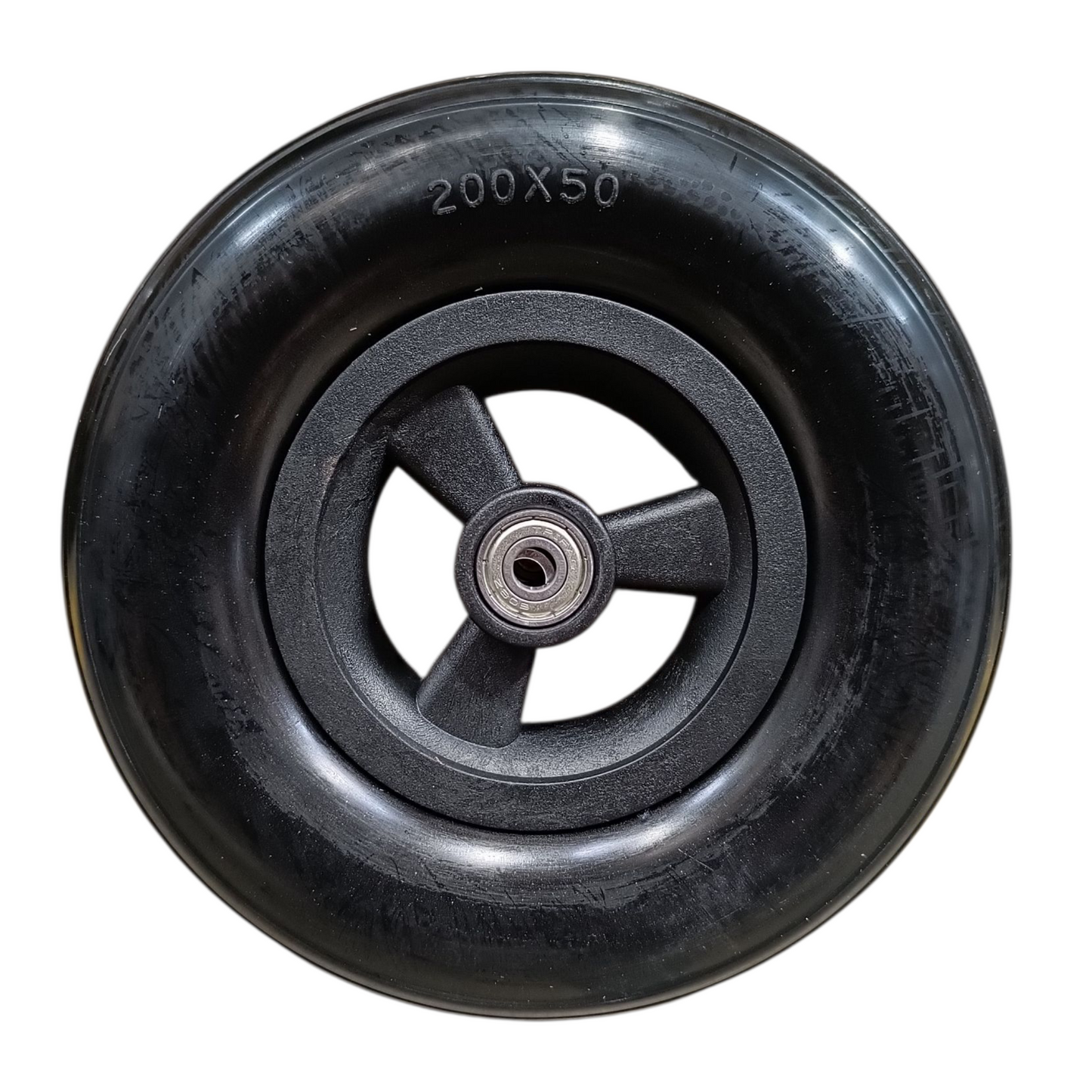 Front Solid Rubber Wheel for T-Sport JJW-600113 / MAX PRO Power Chair, 200x50