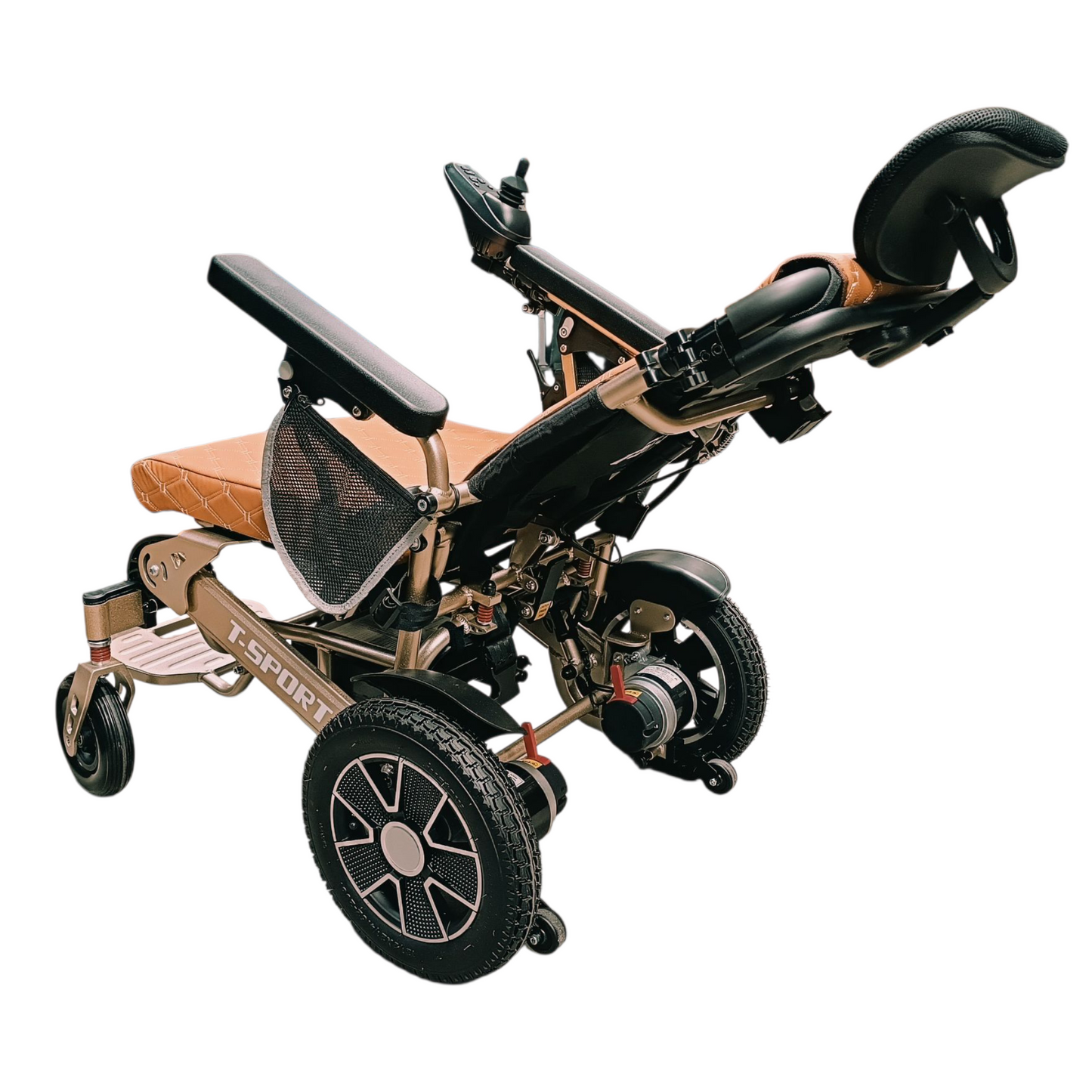 MAX PRO Folding Electric Wheelchair Powerchair With Remote, Reclining