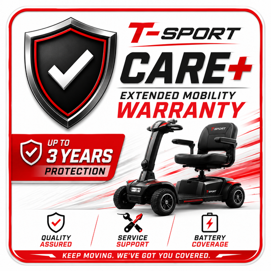 Extended Warranty for T-Sport Mobility Scooters and Powerchairs