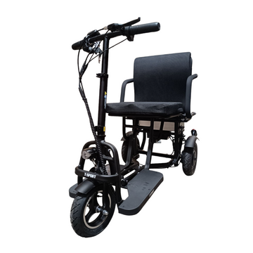 SCOTE-48350 Folding Mobility Scooter 3 Wheel Li-ion Dual Motor