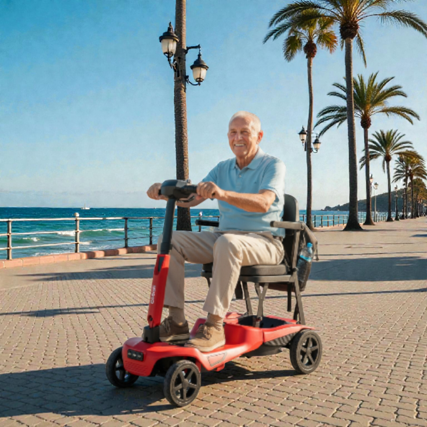 YL-985Si Folding Mobility Scooter, Lightweight, 10 Miles Range