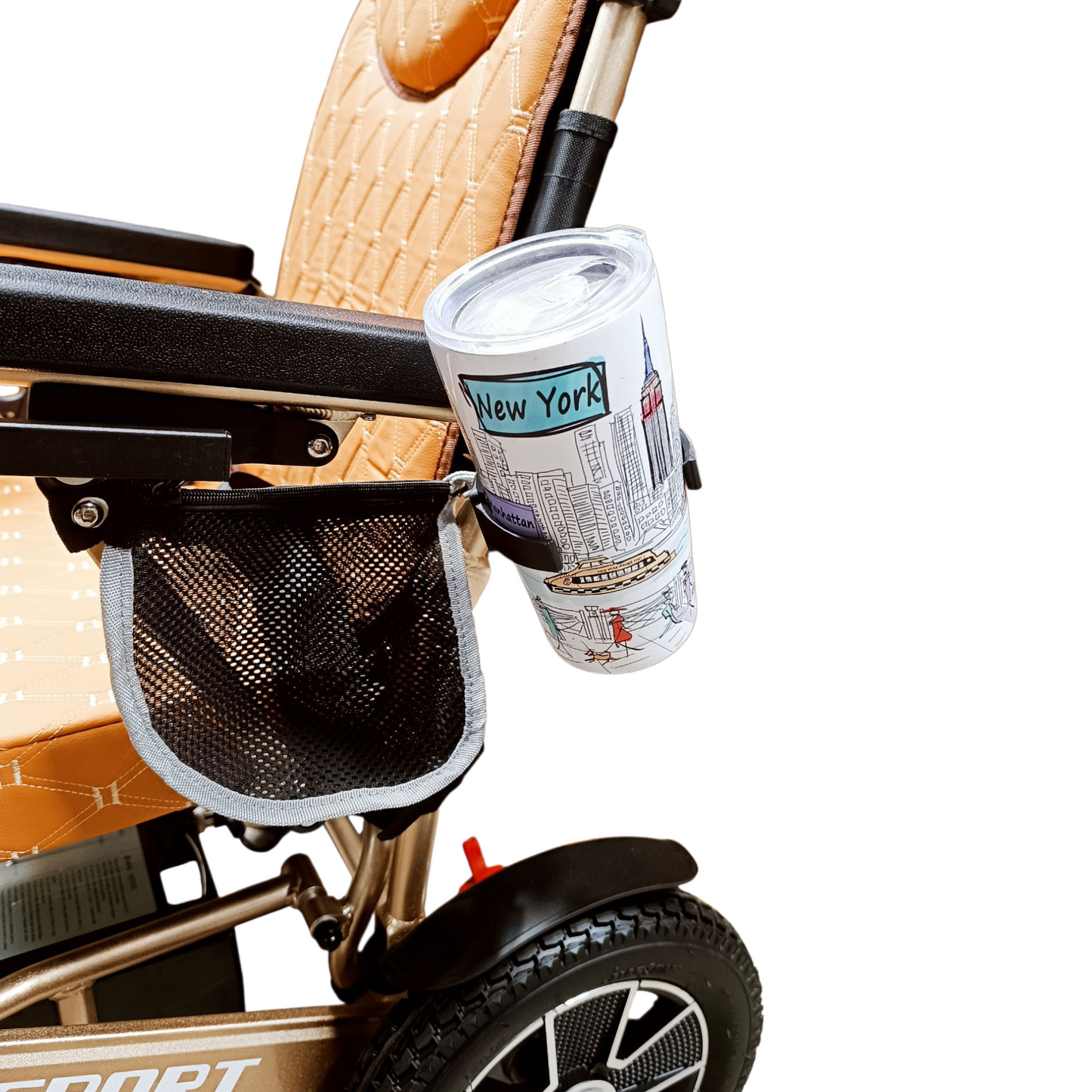 Cup Bottle Holder for T-Sport JJW-600113 / MAX PRO Power Chair