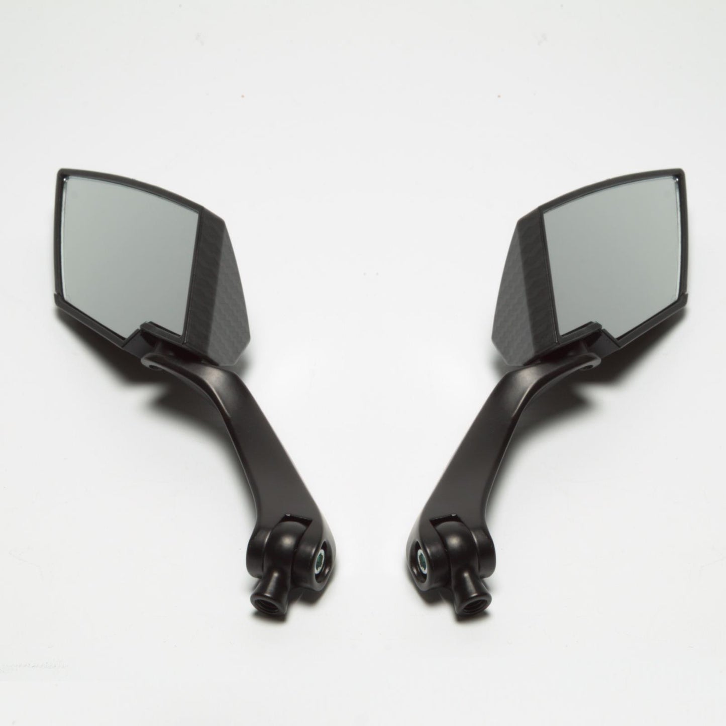 Universal Black/Carbon look 8/10mm Scooter Mirrors Pair