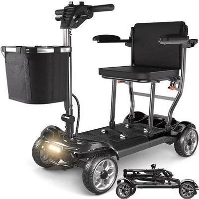 YL-985 Folding Mobility Scooter Great for Boot, Travel, Removeable Li-ion Battery 12 miles range