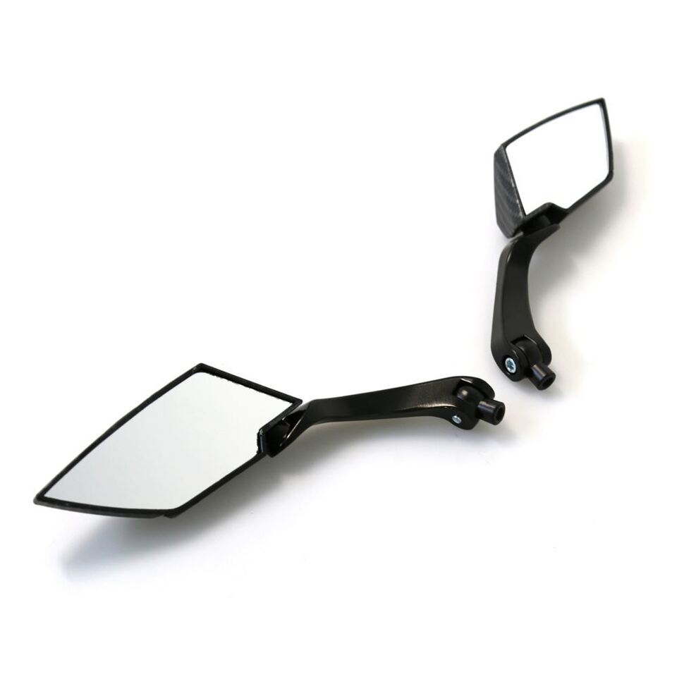 Universal Black/Carbon look 8/10mm Scooter Mirrors Pair