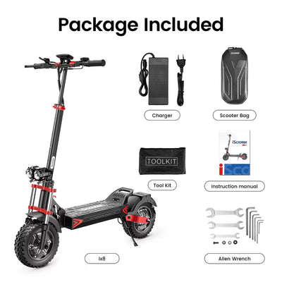 Electric Scooter 2400W 48V 20AH Off-Road E-Scooter 12