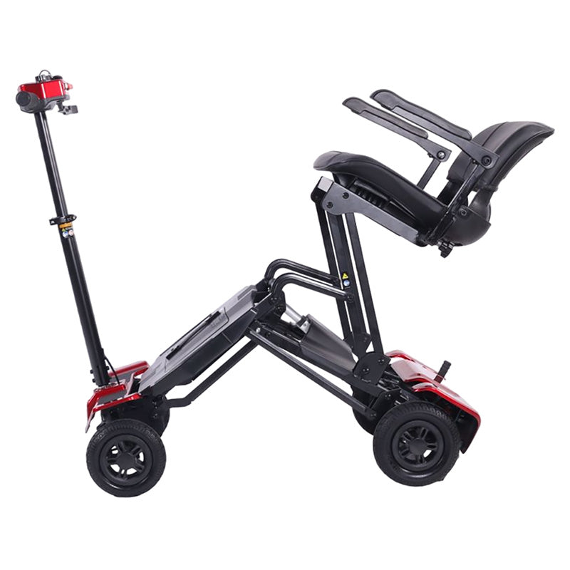 Auto Folding Electric Mobility Scooter Remote Control Removable Lithium Battery