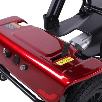 Auto Folding Electric Mobility Scooter Remote Control Removable Lithium Battery