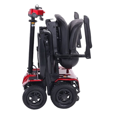 Auto Folding Electric Mobility Scooter Remote Control Removable Lithium Battery