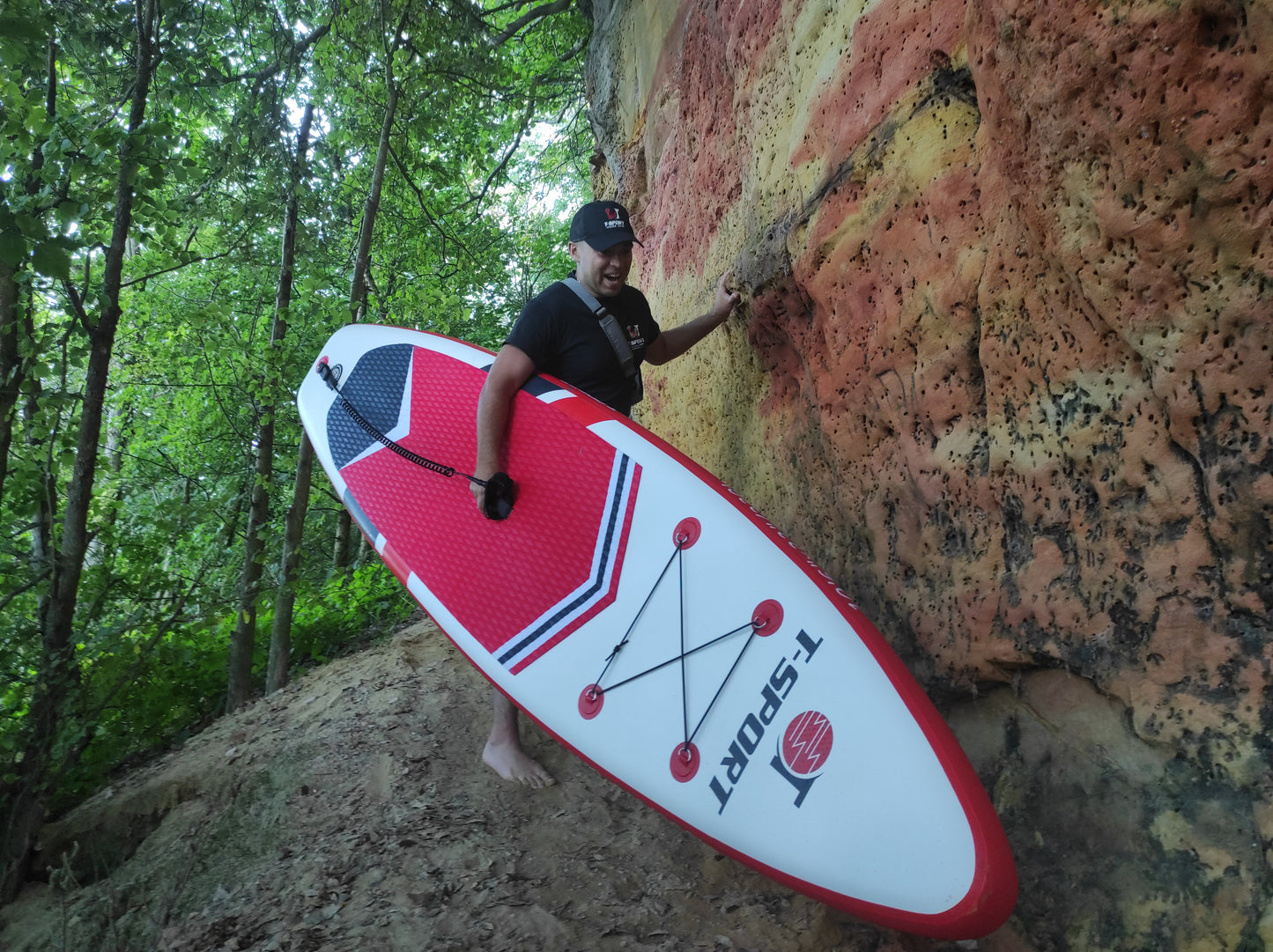 Inflatable Paddle Board Red SUP 10'6"