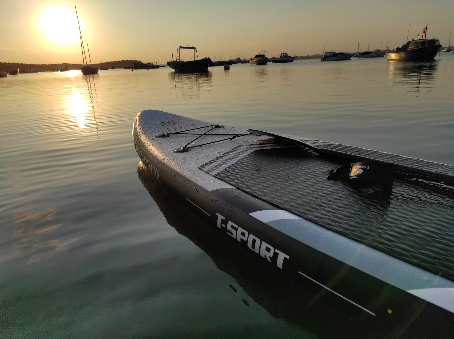 Inflatable Paddle Board SUP Black 10'6"