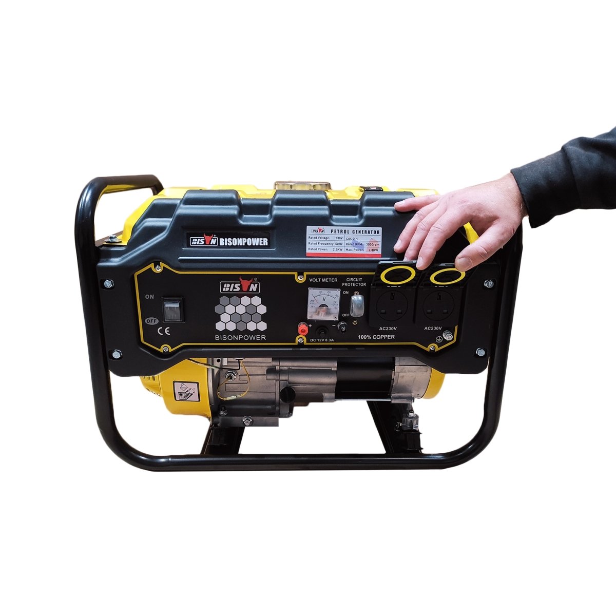 Portable Petrol Generator 3.5KvA 2800W 7HP 4 Stroke BS3500