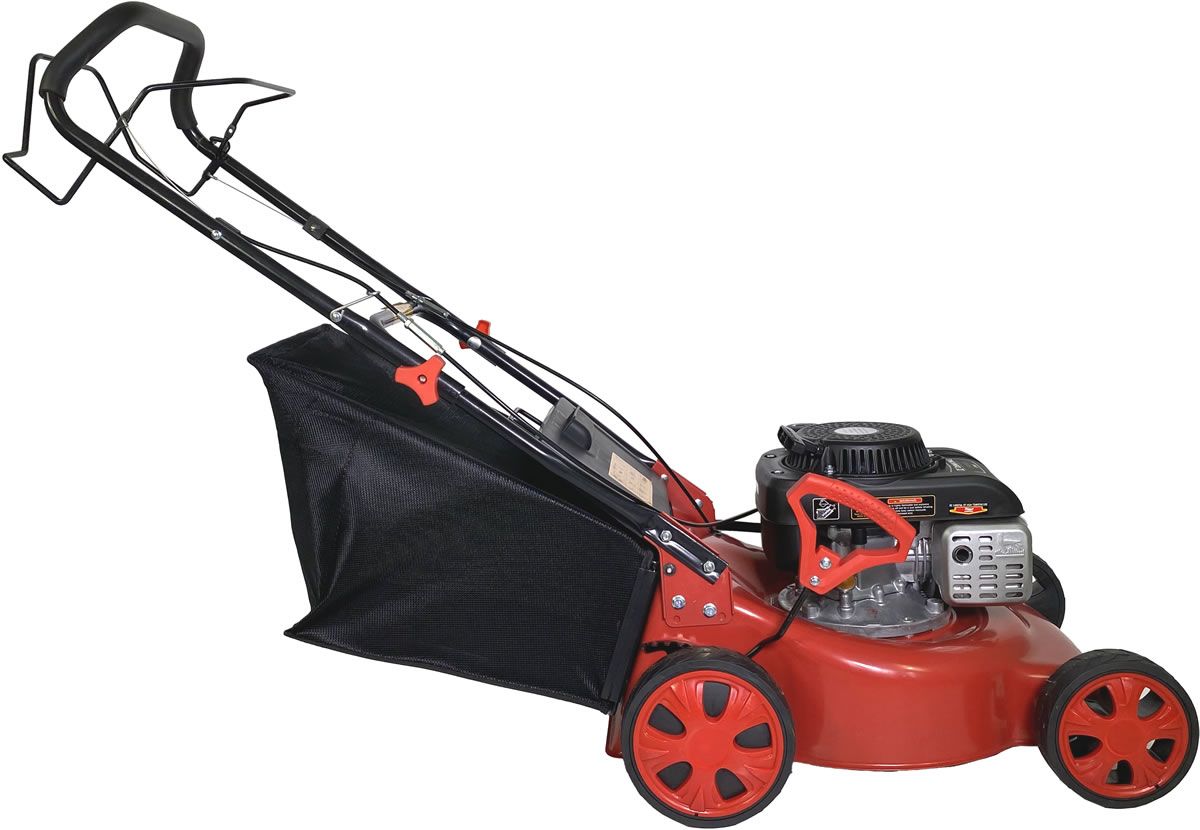 SELF PROPELLED 124.4CC 19" INCH PETROL LAWNMOWER MOWER