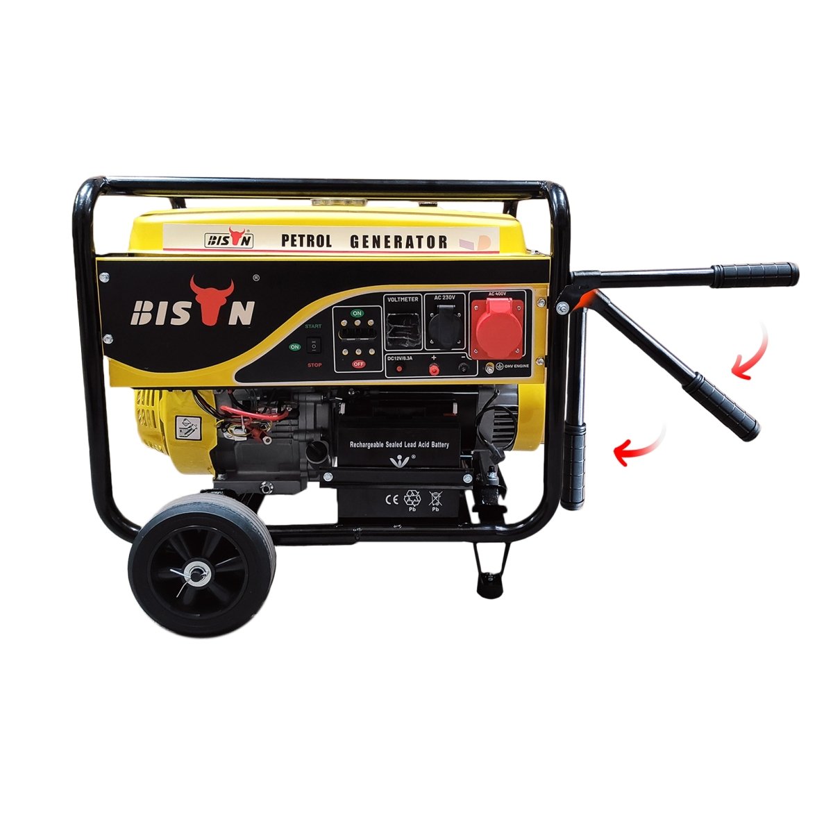 Portable Petrol Generator 8000W 8KW 10KvA 3 Phase 18HP 4 Stroke BS9500