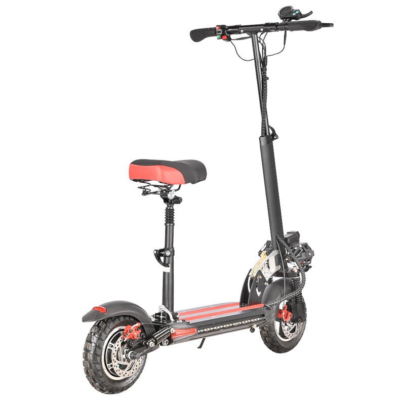 Electric Scooter With Seat for Adults, 20 Miles Range, Folding, 3 Speed Modes M4