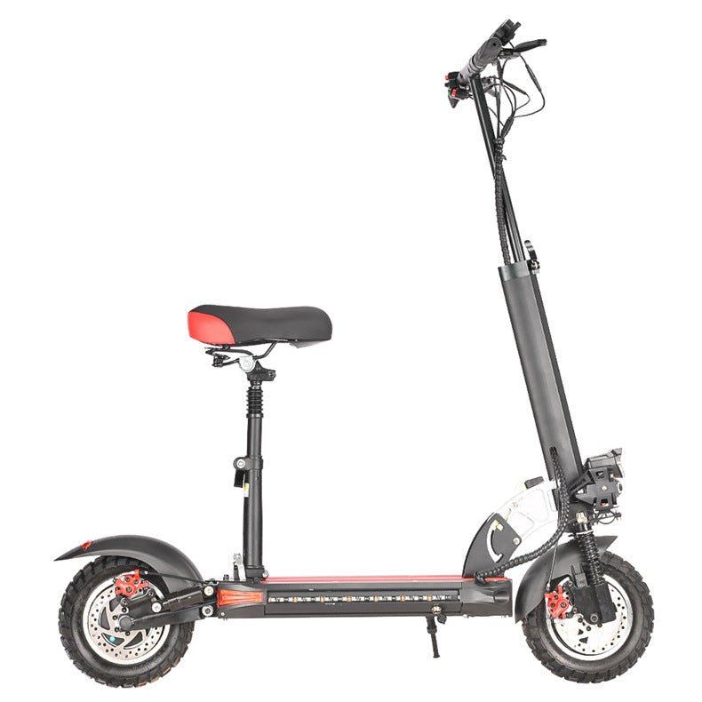 Electric Scooter With Seat for Adults, 20 Miles Range, Folding, 3 Speed Modes M4