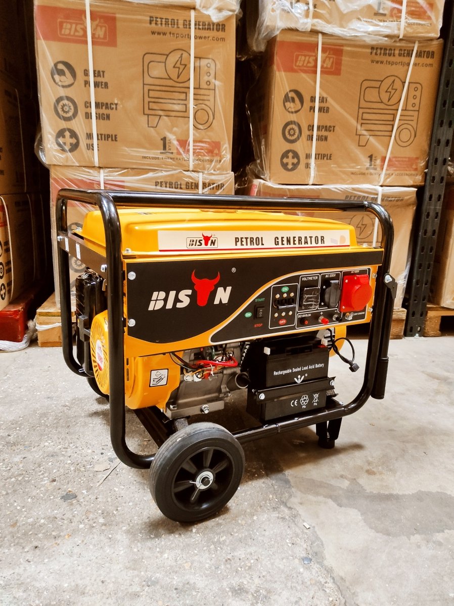 Portable Petrol Generator 8000W 8KW 10KvA 3 Phase 18HP 4 Stroke BS9500