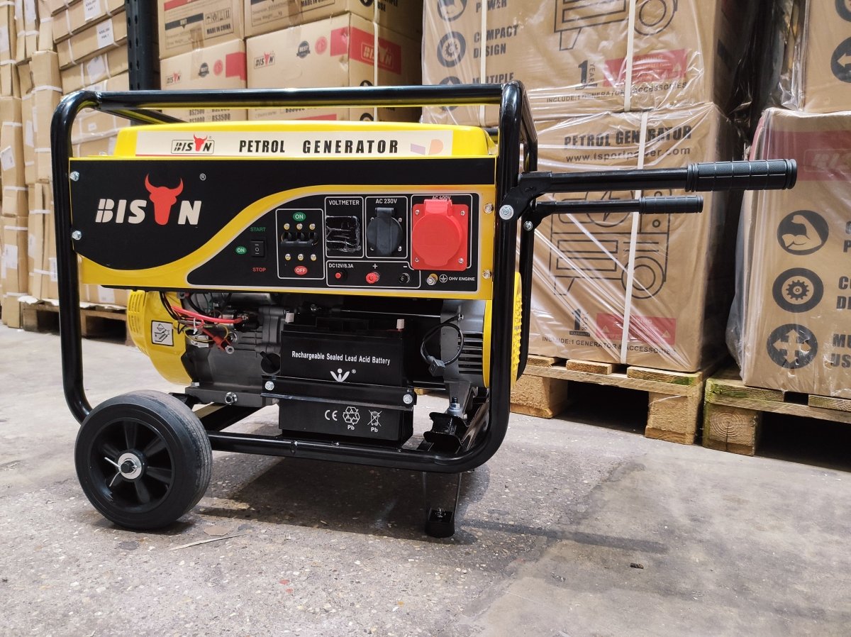 Portable Petrol Generator 8000W 8KW 10KvA 3 Phase 18HP 4 Stroke BS9500