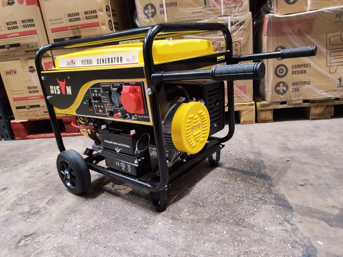 Portable Petrol Generator 8000W 8KW 10KvA 3 Phase 18HP 4 Stroke BS9500