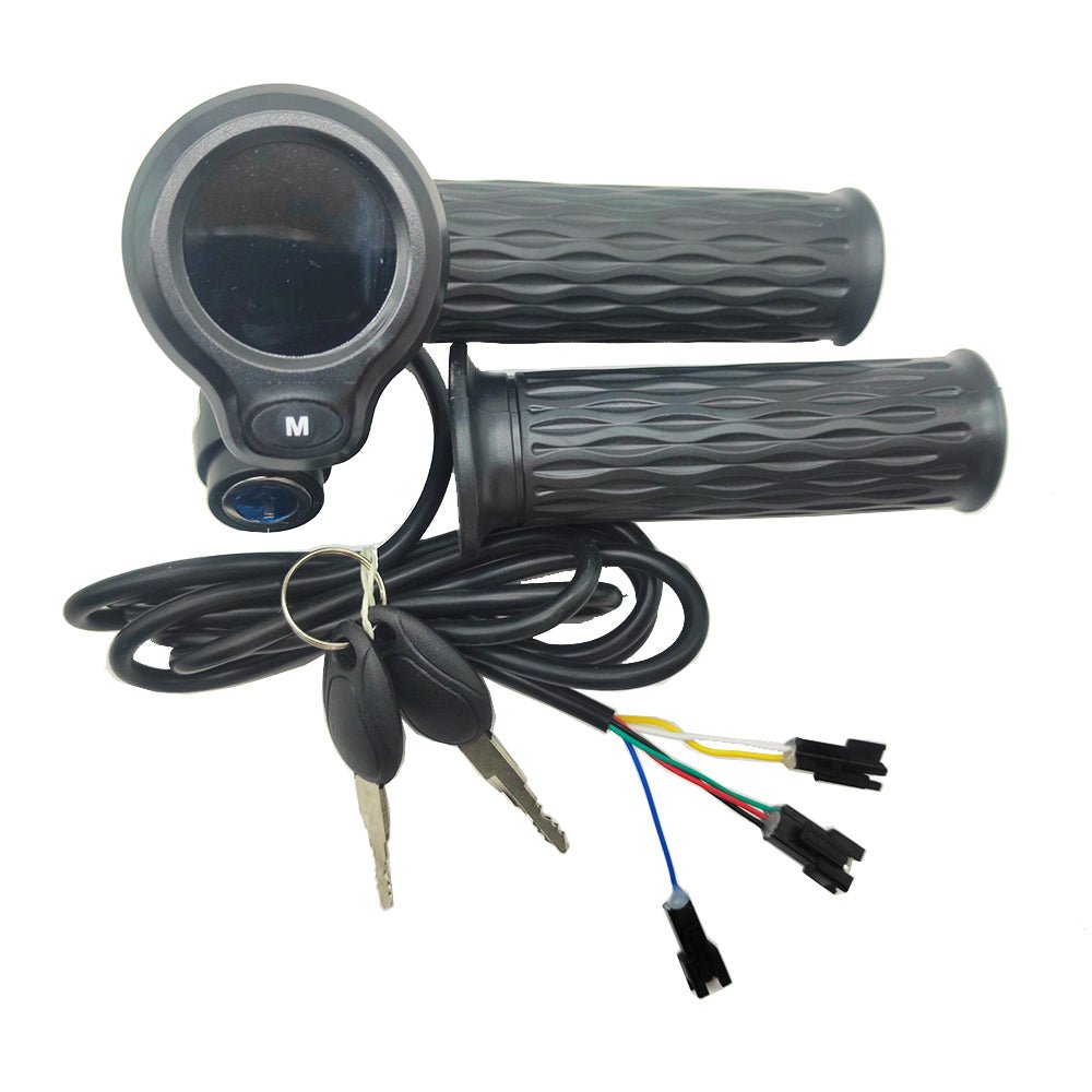 24V 36V 48V 60V E-Bike E-Scooter Twist Throttle With Speed LCD Display