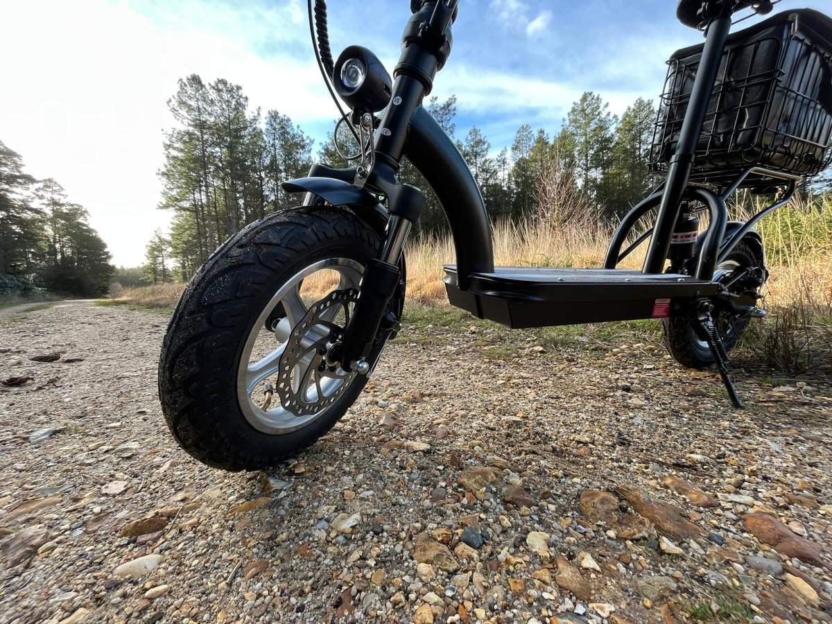 Electric Scooter with Suspension