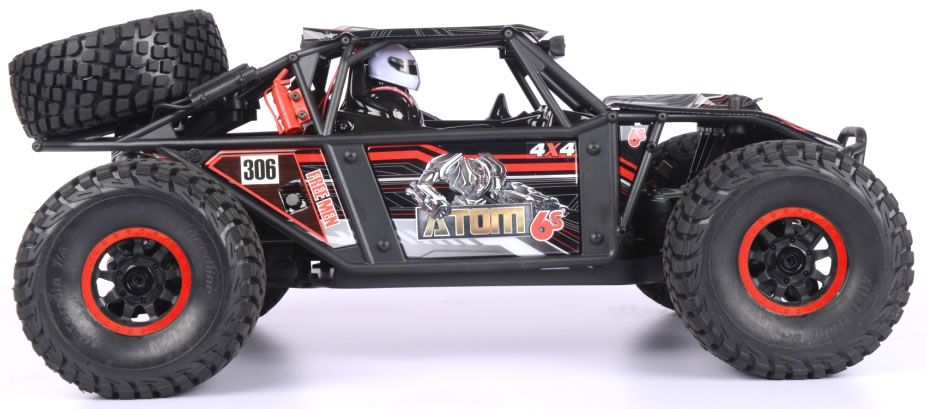 ATOM 6S 60 MPH EXTREME SPEED 1:8 RTR RC DESERT BUGGY WITH TWIN LIPOS