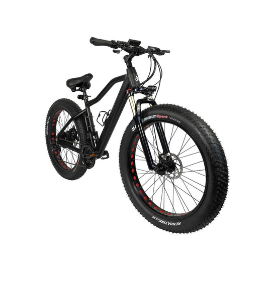 ELECTRIC FAT BIKE 26" MTB MATT BLACK