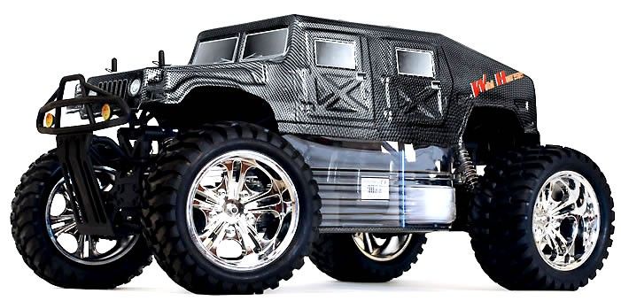 FS RACING 30CC 1/5TH PETROL RC MONSTER TRUCK - HUMMER 2.4GHZ