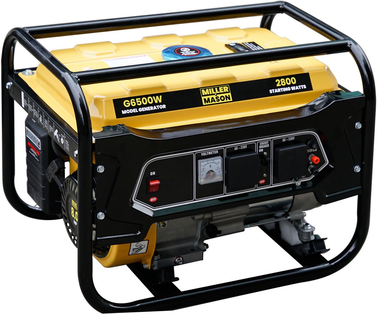 Portable Petrol Generator 3.4KVA 2800W 7HP 4 Stroke G6500W