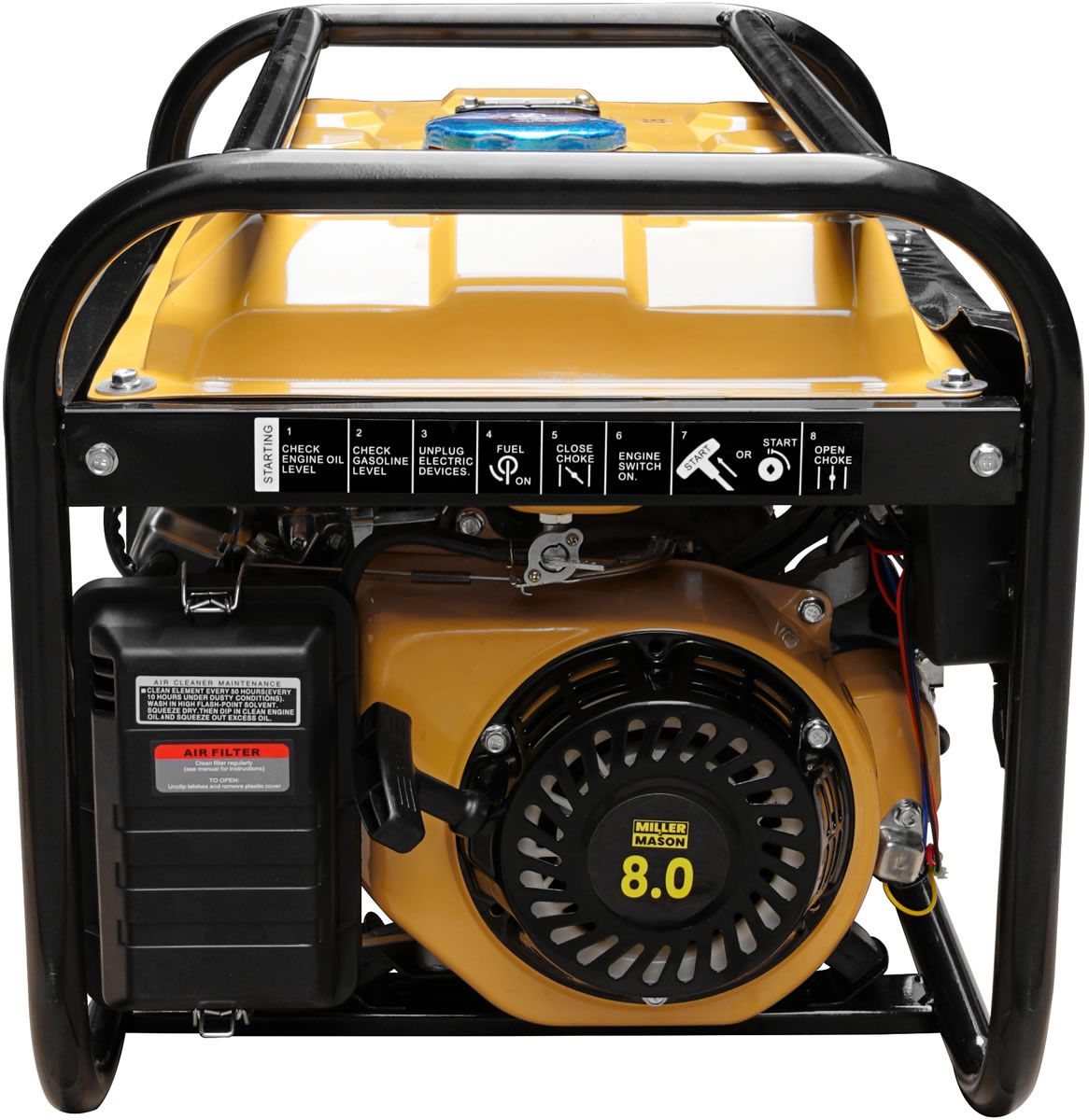 ELECTRIC START PETROL GENERATOR 3.0KW 8HP G7000W