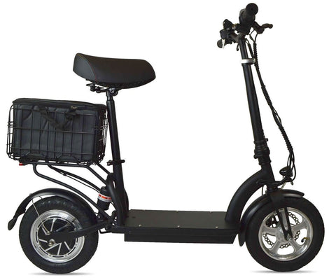ELECTRIC SCOOTER WITH SEAT, BAG, SUSPENSION & KEY 8AH 36V 350W
