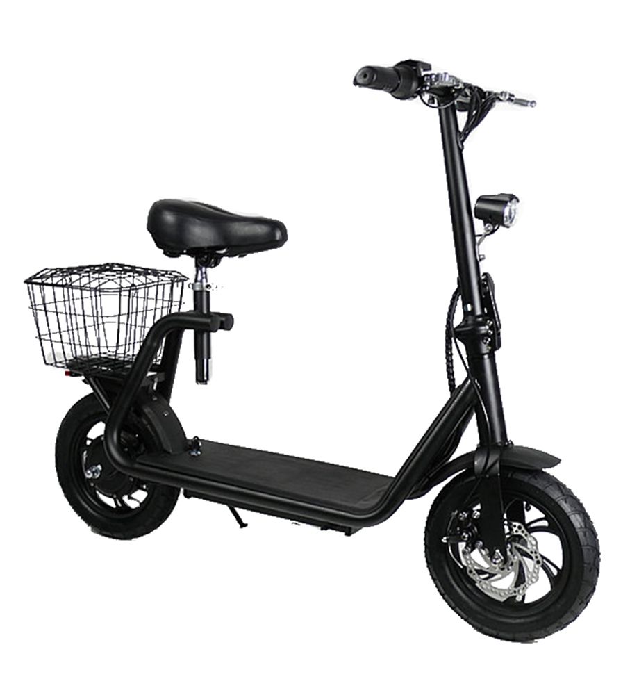 ELECTRIC SCOOTER WITH SEAT AND BASKET M6 350W