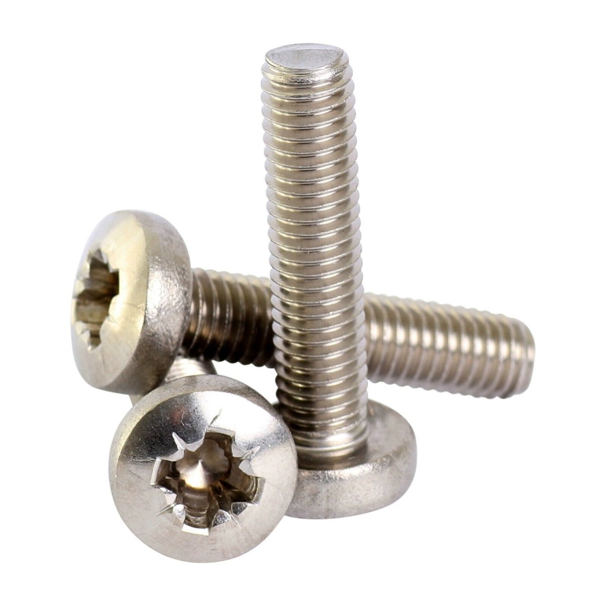 Zinc Plated Steel Pozidrive Bolts M5 25mm 4pcs – T-sport Power