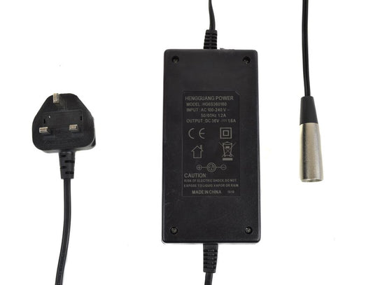 CHARGER 48V (UK PLUG) FOR VHE05P 1000W ELECTRIC SCOOTERS