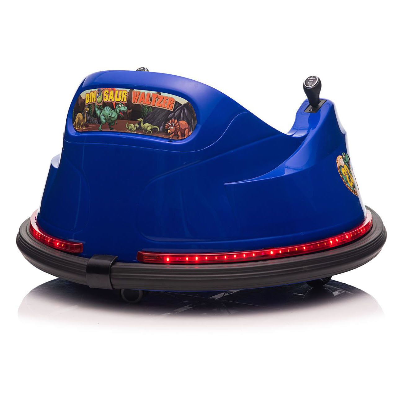 BLUE DINOSAUR ADVENTURE KIDS RIDE ON BUMPER CAR