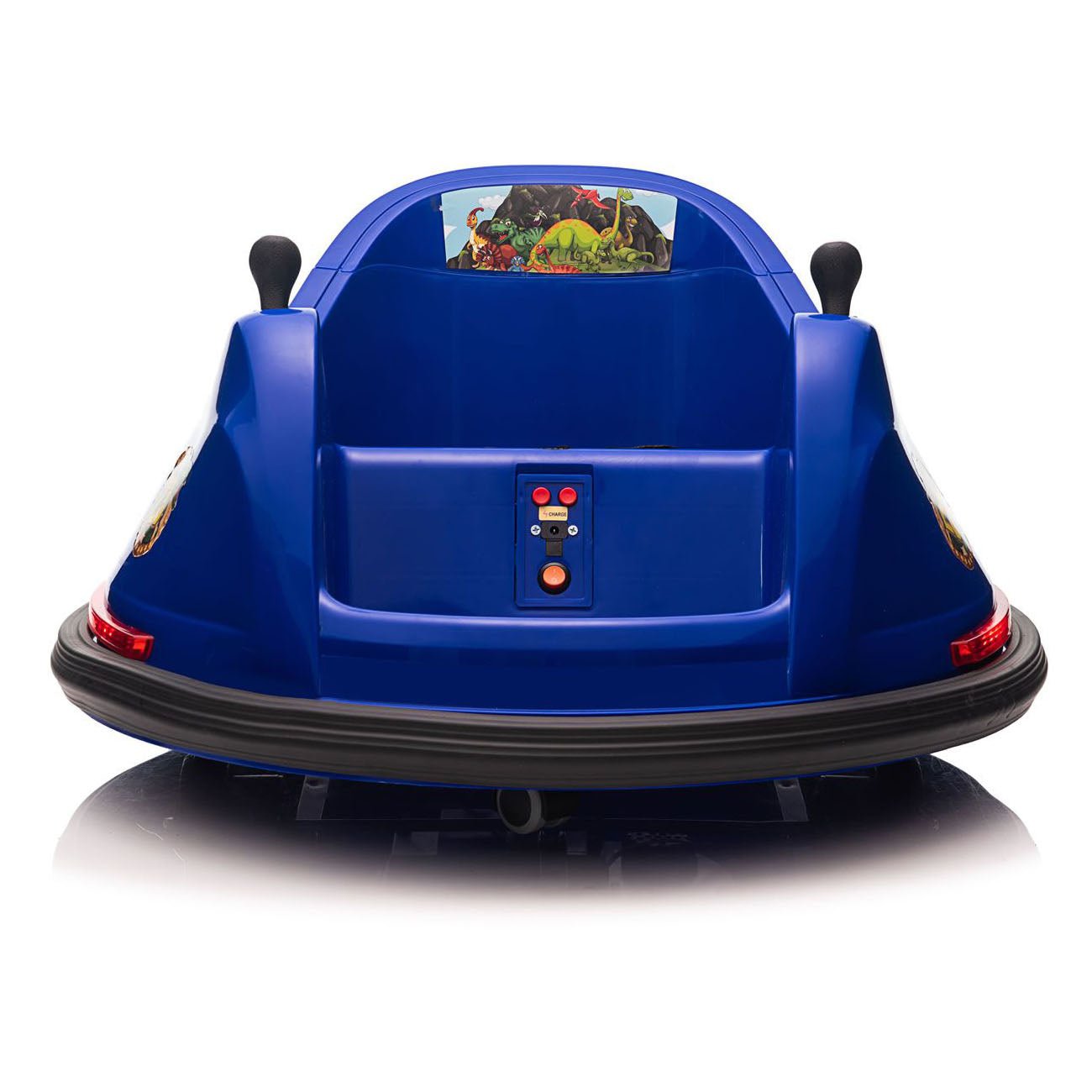 BLUE DINOSAUR ADVENTURE KIDS RIDE ON BUMPER CAR